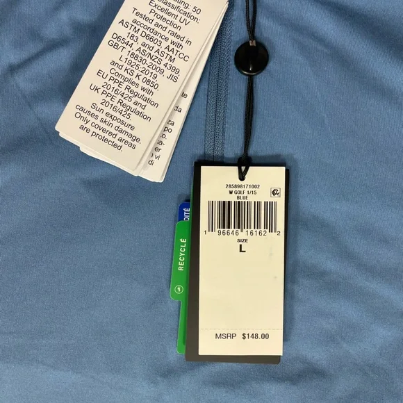 NWT RLX Ralph Lauren Quarter Zip Jersey Pullover (B-1) - Picture 14 of 16